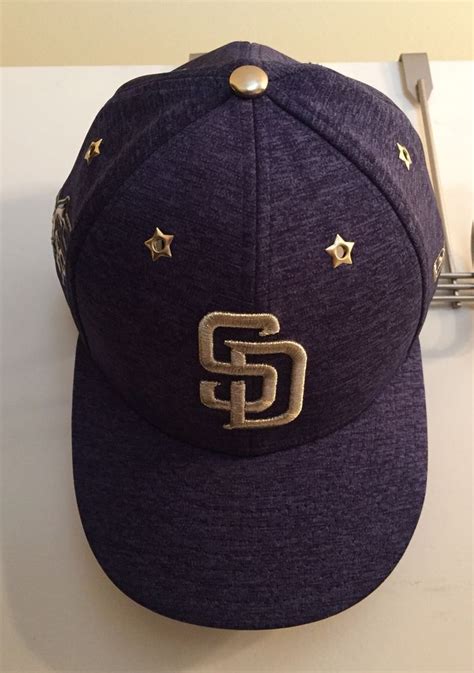 ☀san Diego Padres☀2017 All Star Game Asg Fitted Hat Cap 7 58 Blue