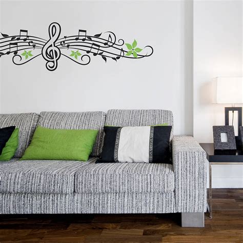 Musical Notes Wall Sticker By Sirface Graphics