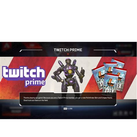Apex Legends Prime Loot For Twitch Prime Members Video Gaming