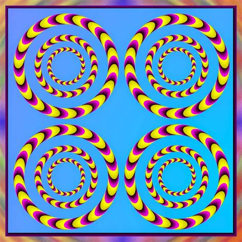 Trippy Optical Illusions That Appear To Be Animated Use