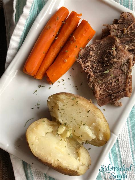 Rub mixture all over roast to coat all sides. Instant Pot Pot Roast | Sidetracked Sarah