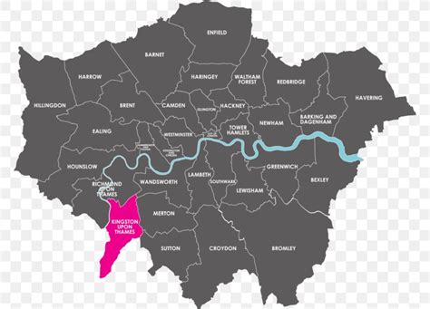 South London London Boroughs Map Png 768x591px South London