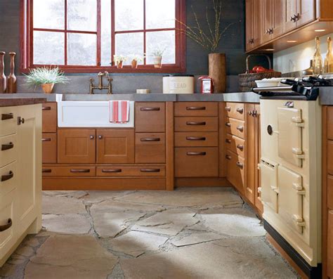 Amazing kitchen room with honey colored. Rustic Kitchen Cabinets in Rift Oak - Kitchen Craft Cabinets