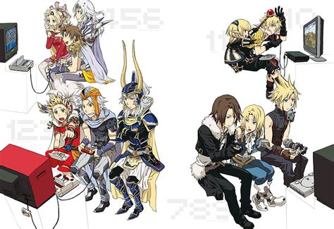Final Fantasy Dissidia Final Fantasy Bartz Klauser Cecil Harvey Cloud Strife Hd Wallpaper