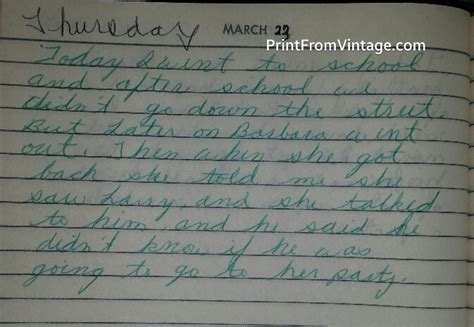miss norma s diary march 23 1961 he said he didn t know if he was going to go to her party