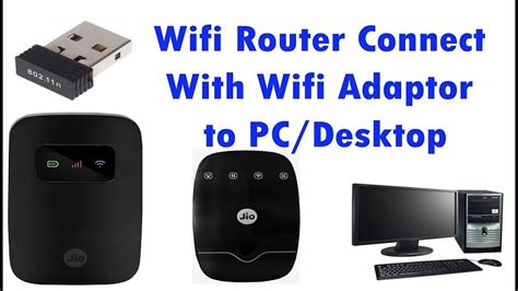 It is quite clear it is possible to set up a router without a computer but if a computer is available, it is better suited for the job. jio router & mobile connect with wifi Adaptor to PC ...