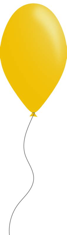 Clipart - Yellow balloon png image