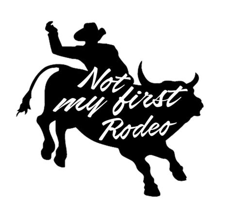 Free Not my first Rodeo SVG File - The Crafty Crafter Club