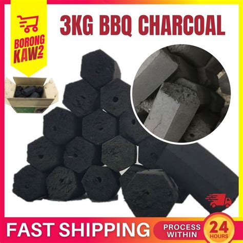 3kg Charcoal Long Lasting Barbecue Japan Bbq Arang Lazada
