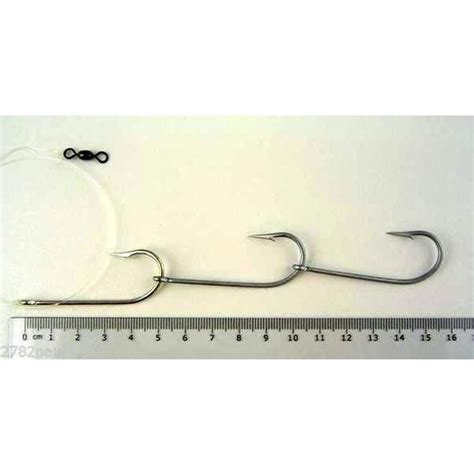 Wilson Tailor Fishing Rig 3x50 Hook Setup 40lb Clear Mono Leader