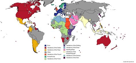 Currencies Of The World Rmaps