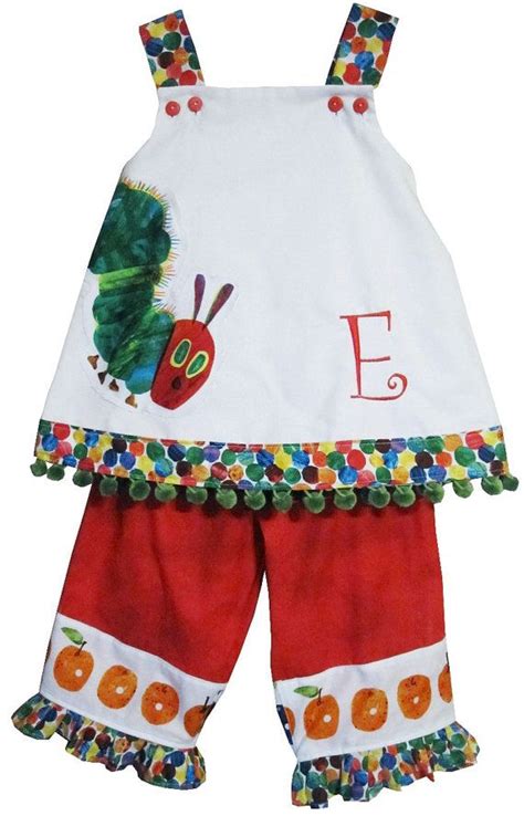 Custom The Very Hungry Caterpillar Dress Or Swing Top And Capris 53