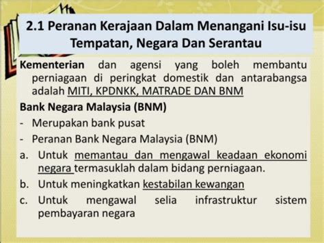 Peranan Agensi Kerajaan Yang Dapat Mempromosikan Perniagaan Tingkatan 4