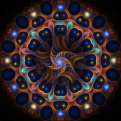 Images Mandalas Fractal Art Spiritual Art Mandala Art