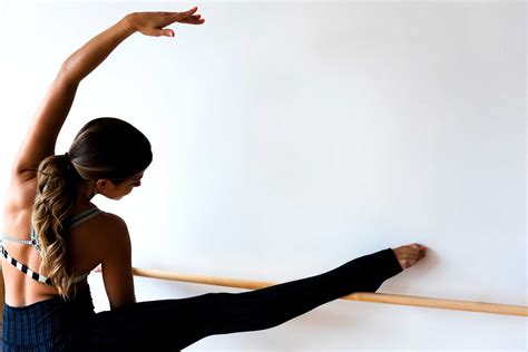 Ballet Stretches On The Barre