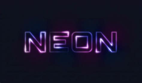 How To Create Glowing Neon Text With Gimp