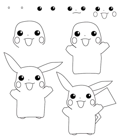 How To Draw Pokemon Step By Step How To Draw In 1 Minute
