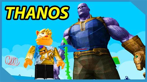 Escape Giant Thanos Obby In Roblox Huge Surprise In The End Youtube