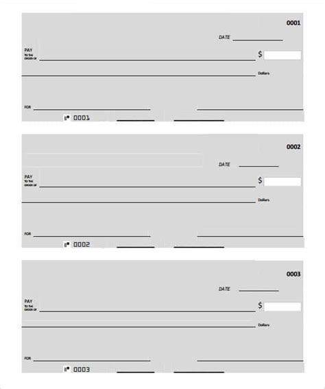 Print blank checks for check writing practice or for a check question student worksheet or checking lesson plan. 24+ Blank Check Template - Doc, Psd, Pdf & Vector Formats ...