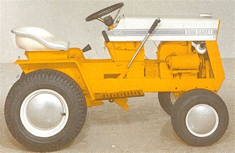 Image International Cub Cadet 124 1968 Tractor And Construction