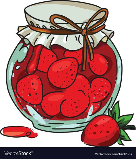 Strawberry Jam Clipart Png Images Strawberry Jam Clipart Cartoon Style