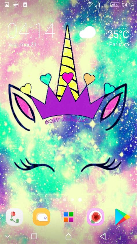 Cute Unicorn Girl Wallpapers Kawaii Backgrounds For Android Apk
