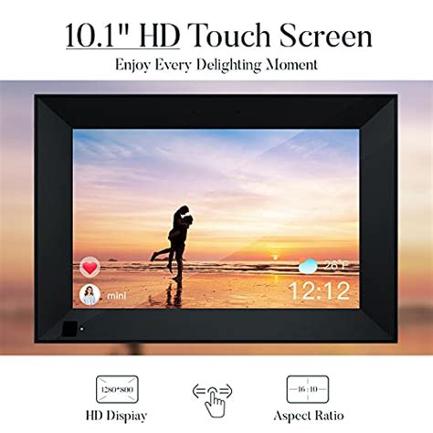 Digital Photo Frame Hyjoy Wifi Digital Picture Frame 101 Inch With Ips