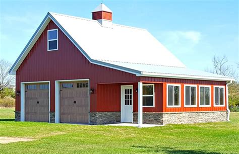 12 Pole Barn Plans With Lofts Twelve Optional Layouts Etsy Canada