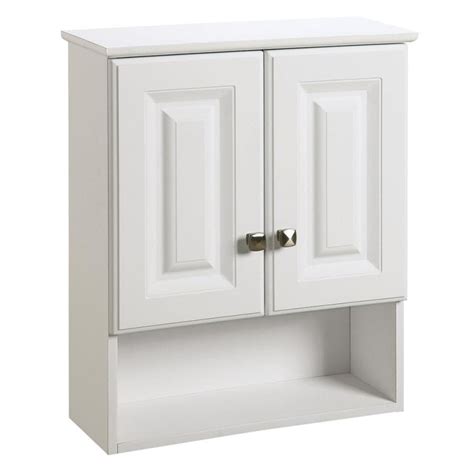 White Bathroom Wall Cabinets At
