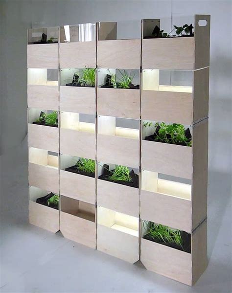 Herb² Flexible Partition Wall And Indoor Herb Garden