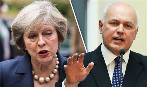 Universal Credit Cuts Scrapped Iain Duncan Smith To Urge May To Scrap £3 4bn Welfare Cuts