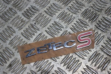 Ford Fiesta Mk7 Zetec S Letters Logo Badge Decal 2009 2012 Yb58 Gala