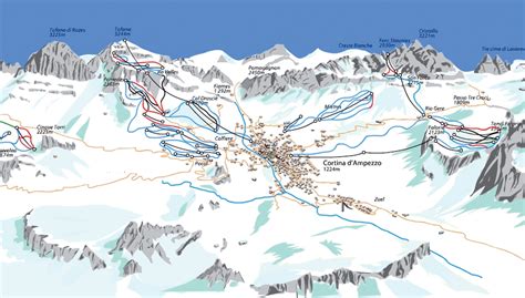 Cortina Ski Resort Italy Ski Line