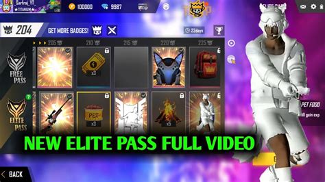 Elite pass rewards (kitsune set) will not be sold in the shop after that. FREE FIRE SEASON 22 ELITE PASS FULL REVIEW|NEW ELITE PASS ...