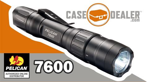 Pelican 7600 Rechargeable Tactical Flashlight Black Home And Garden Tools