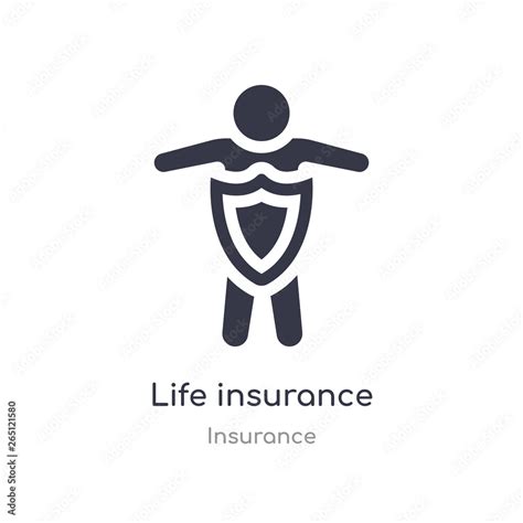 Life Insurance Icon Isolated Life Insurance Icon Vector Illustration