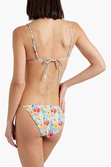 Onia Floral Print Low Rise Bikini Briefs The Outnet