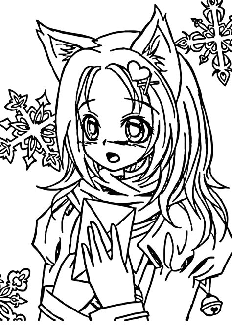 Done Gacha Life Wolf Girl Cute Hd Coloring Page Wecoloringpage 1488