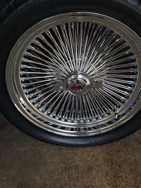 15 Inch Chrome Dayton Style 100 Spoke Wire Wheels Cadillac Fleetwood Bae