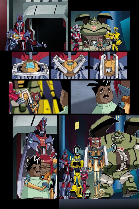 TFNation Presenting TRANSFORMERS ANIMATED TRIAL AND ERROR An Original Full Length Graphic