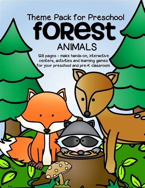 Forest Animals Theme Activities And Printables For Preschool And