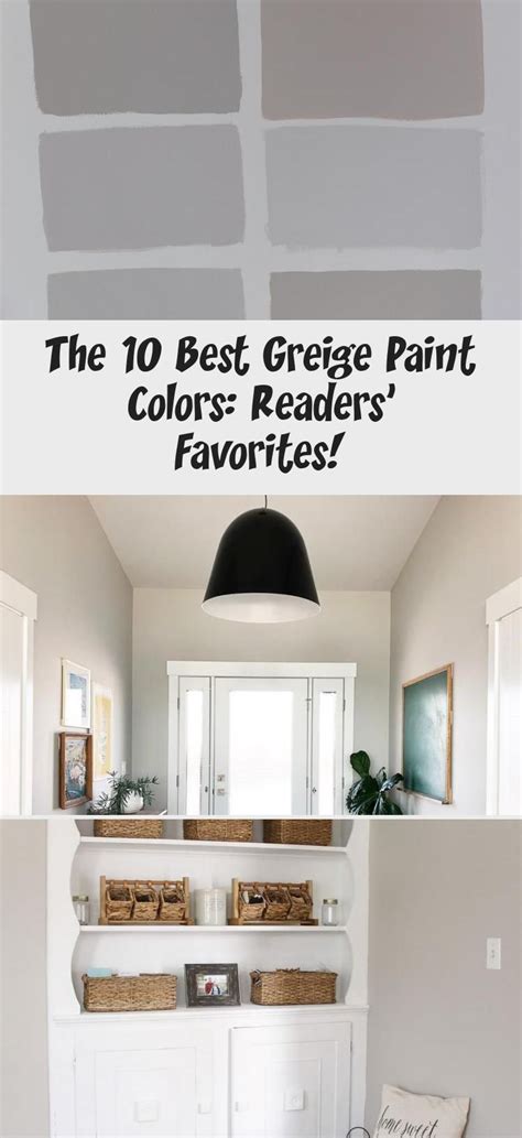 The Most Popular Greige Paint Color Options For Your Home Paint Colors
