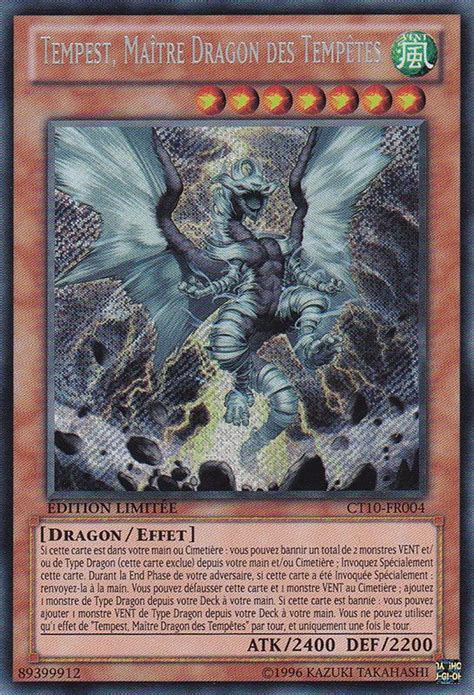 Ct10 Fr004 Tempest Maître Dragon Des Tempêtes Yu Gi Oh