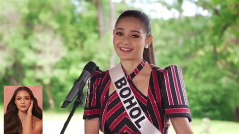 Pauline Amelinckx Of Bohol Preliminary Interview I Miss Universe Philippines 2020 Youtube