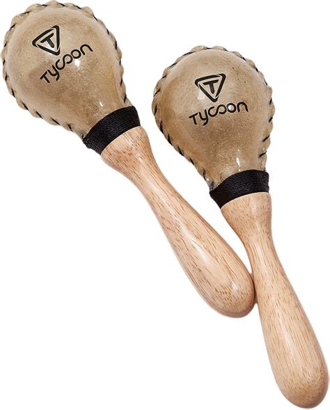 Tycoon Percussion Small Rawhide Maracas Tms 60 Musical