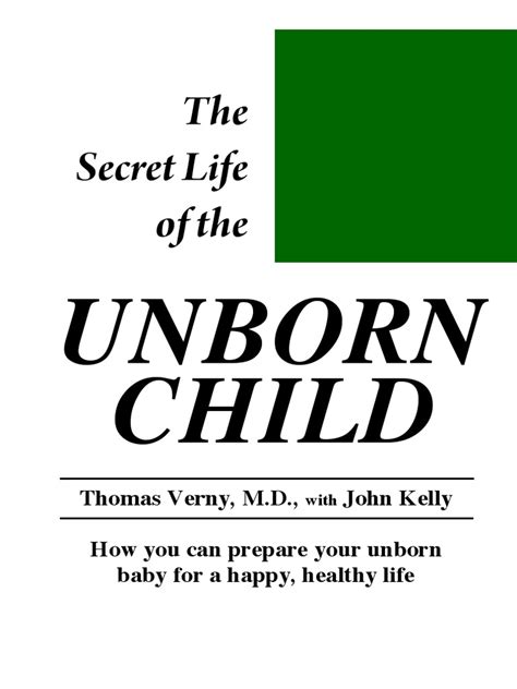The Secret Life Of The Unborn Child Pdf Shyness Prenatal Development