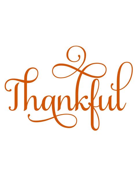 Thankful SVG File Digital Download for Cricut and Silhouette | Etsy