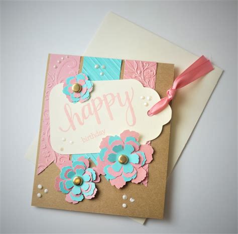 Cut N Edge Crafts Sweet And Simple Birthday Card