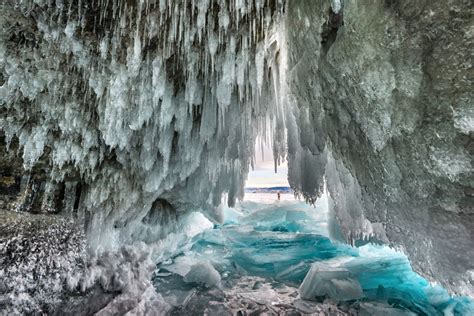 Wikipedia Picture Of The Day On December 31 2019 An Ice Cave On Olkhon