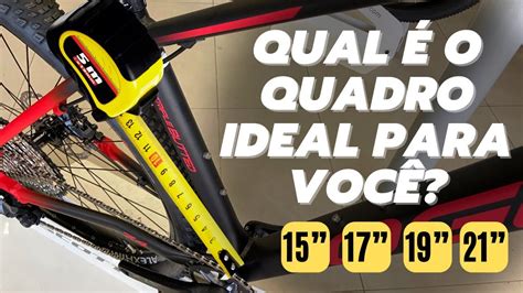 Qual O Tamanho Do Quadro Ideal Para Voc Bicicleta Aro Mtb Youtube